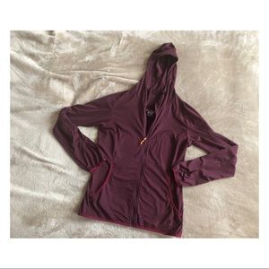 Arc'teryx Soltera zip up hoody - Bordeaux - EUC